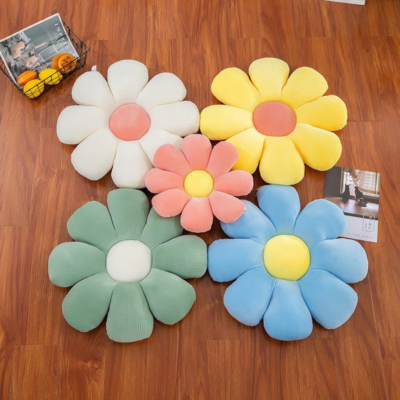 Daisy Flower Pillow